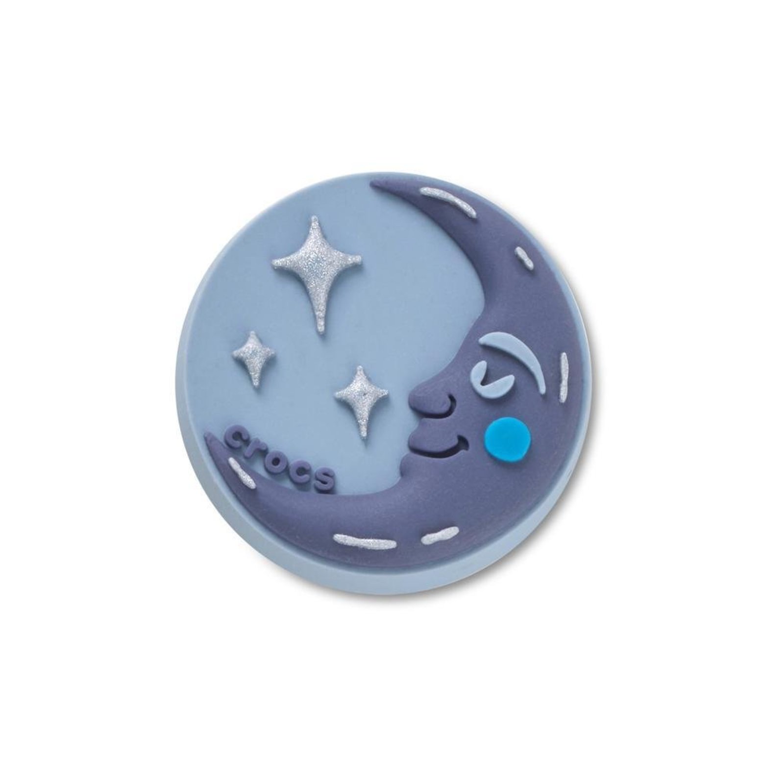 Infantil - Jibbitz™ Rosto de Lua Único Branco