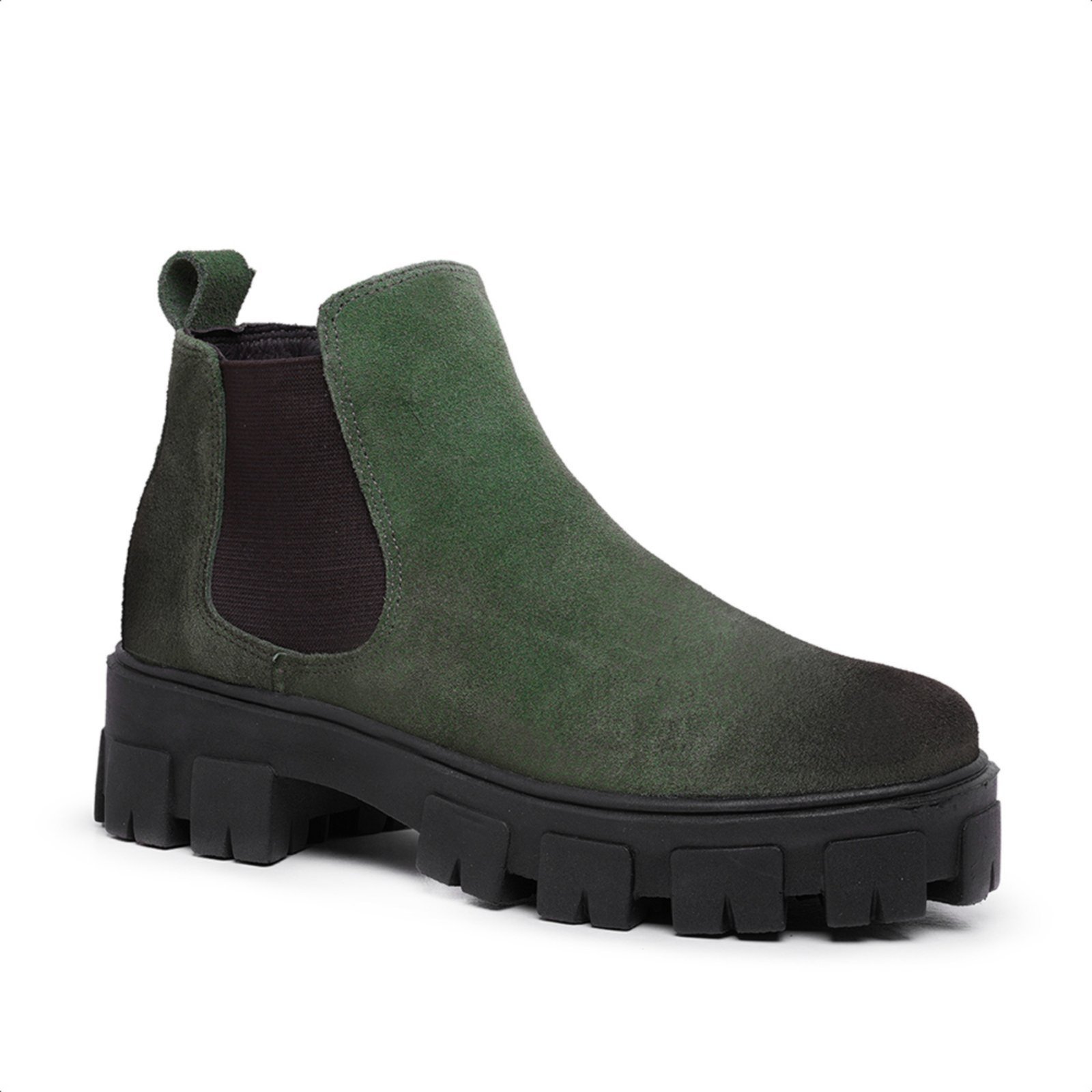 Bota Chelsea Masculina Malbork Verde com Solado Tratorado 24788NV