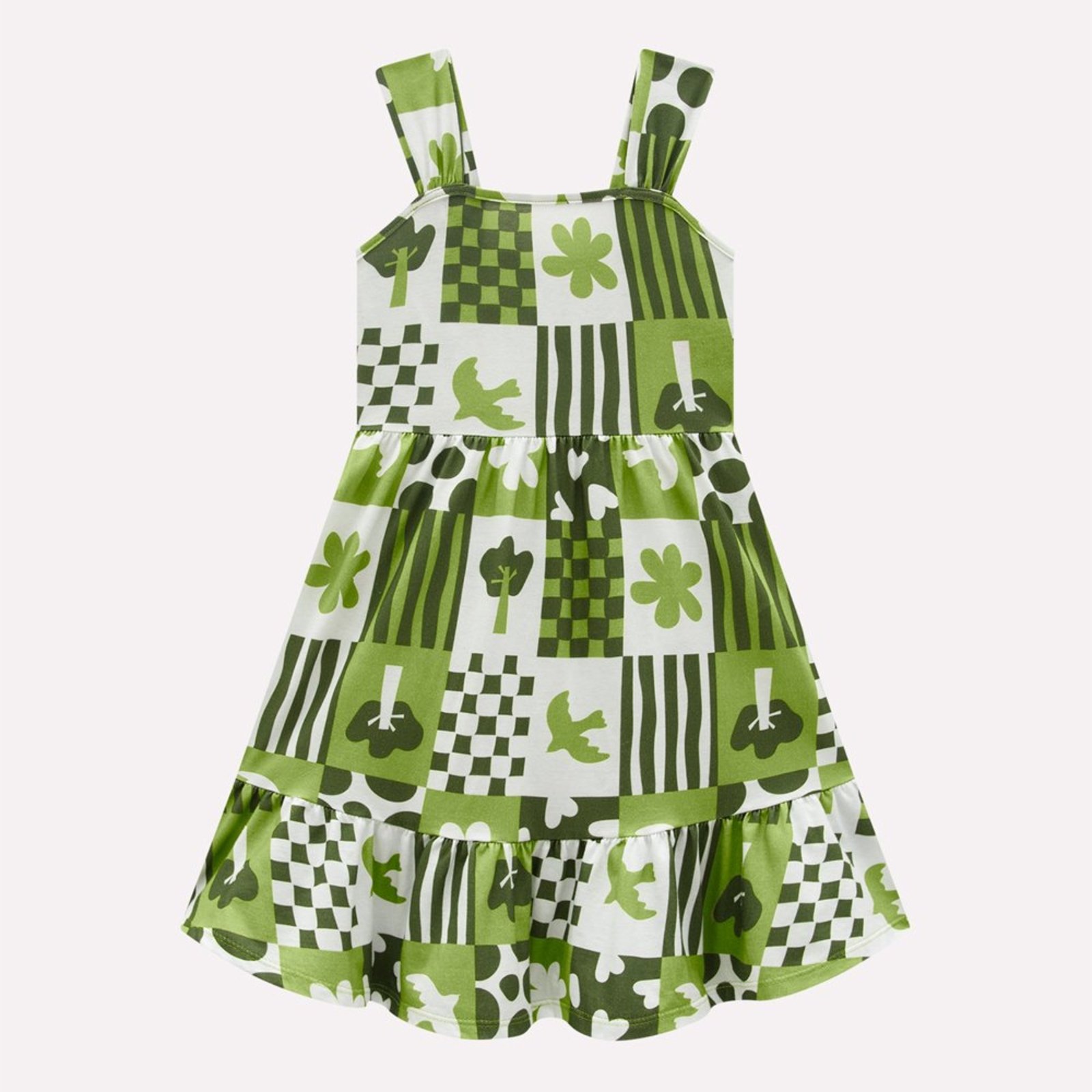 Infantil - Vestido Menina Estampado Kyly