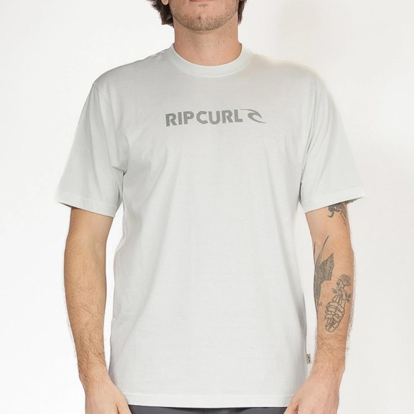 Camiseta Rip Curl New Icon Sphere SM26 Masculina Green Mist