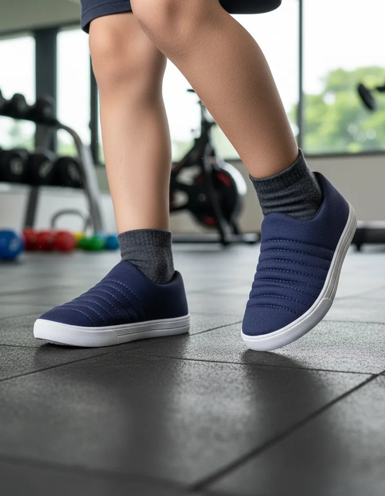 Infantil - Tênis Slip on Menino Iate Clássico Footz Calce Fácil Confortável Macio Sem Cadarço Azul Marinho