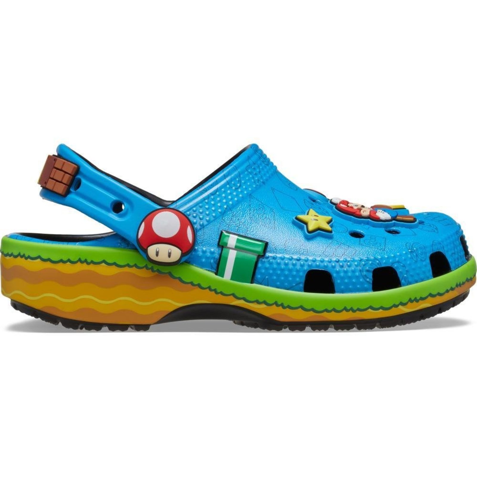 Infantil - Sandália Crocs Super Mario Core Classic Clog T Multi Multicolorido