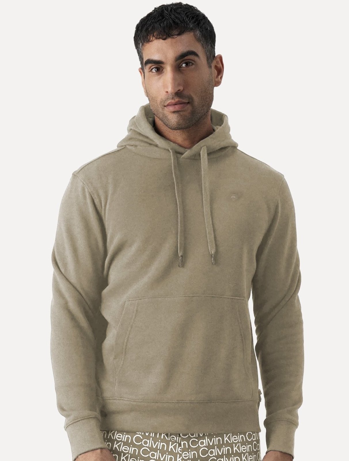 Casaco Calvin Klein Masculino Hoody Cotton CK Bordado Médio