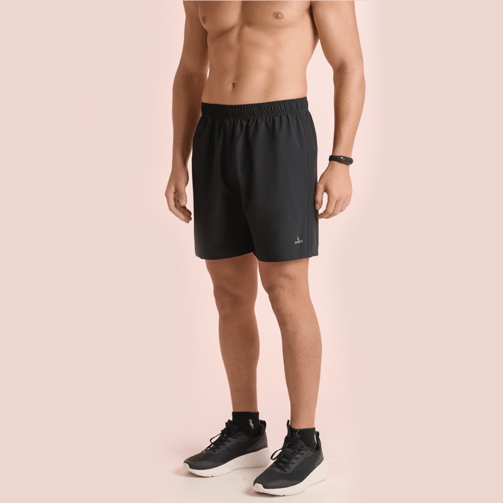 Shorts Masculino Lupo Budapeste Com Bolso Preto