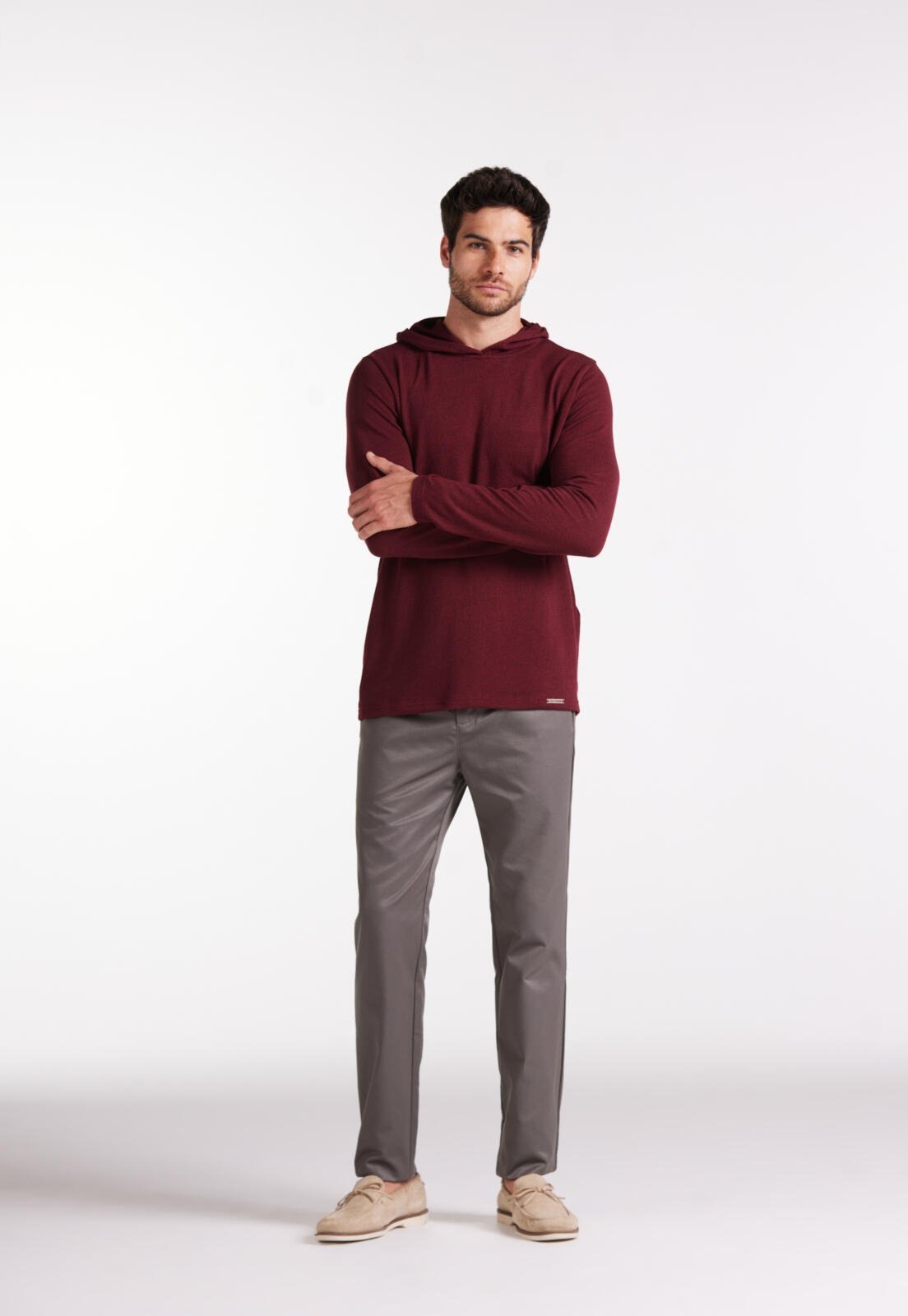 Calça Alfaiataria Com Elástico Traymon Chumbo
