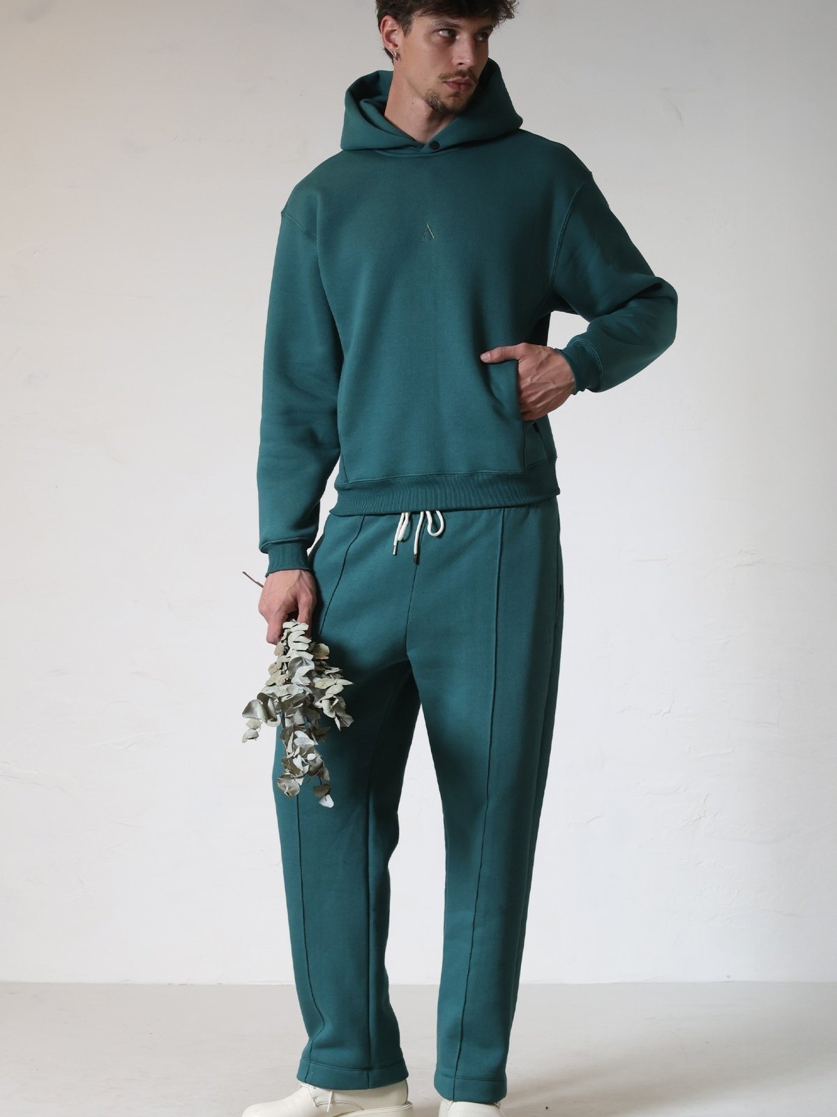 MOLETOM OVERSIZED CANVAS ESSENTIAL - VERDE