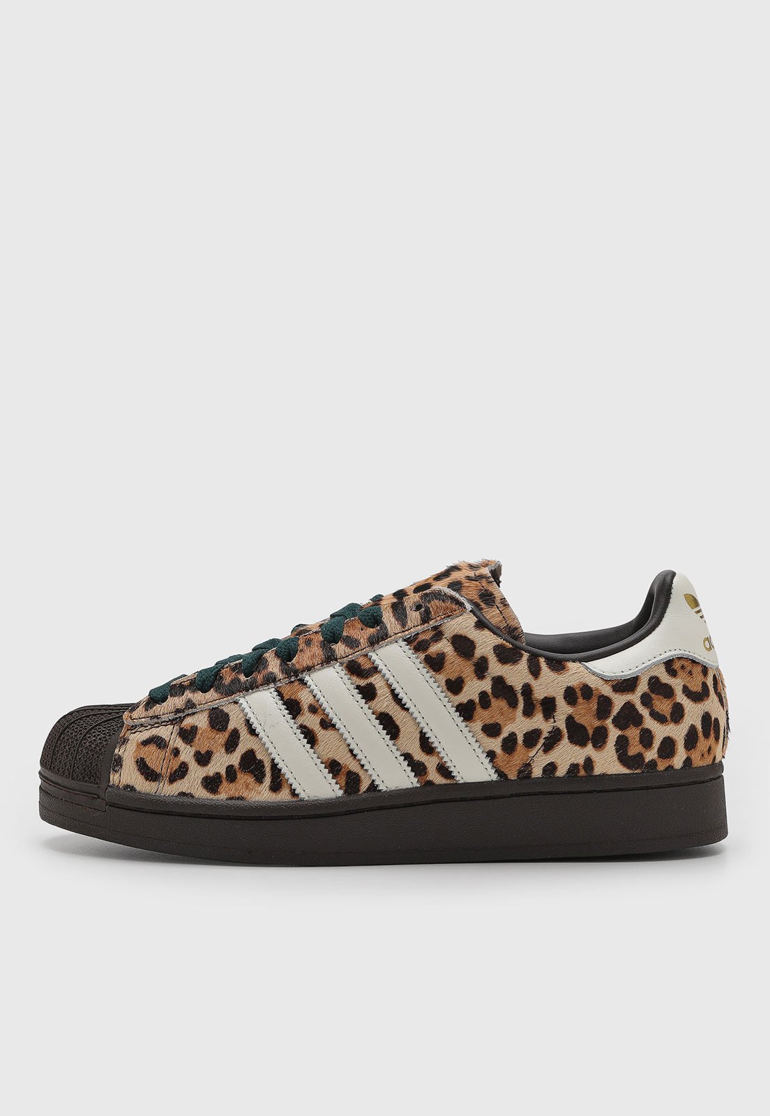 Tênis Adidas Originals Superstar II Animal Print Bege