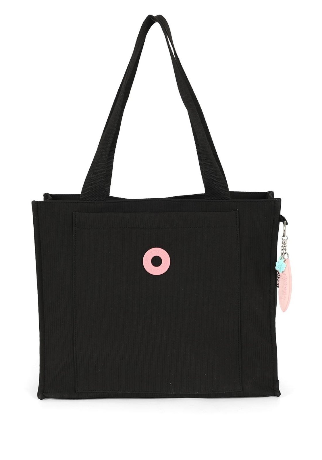 Infantil - Bolsa Tote Média Juvenil de Ombro Luara Up4you Preto