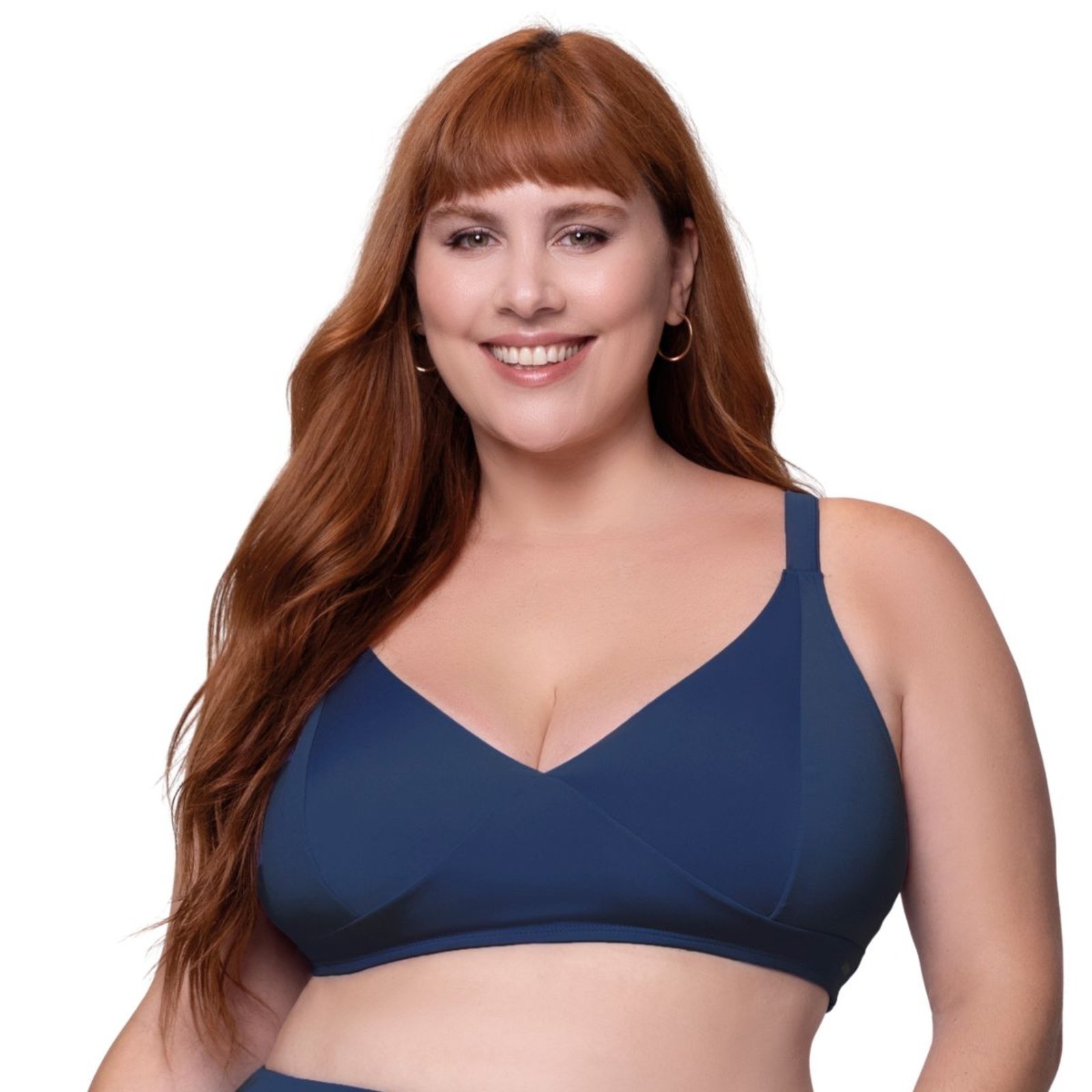 Biquíni Top Feminino Alças Fixas Plus Size Selene