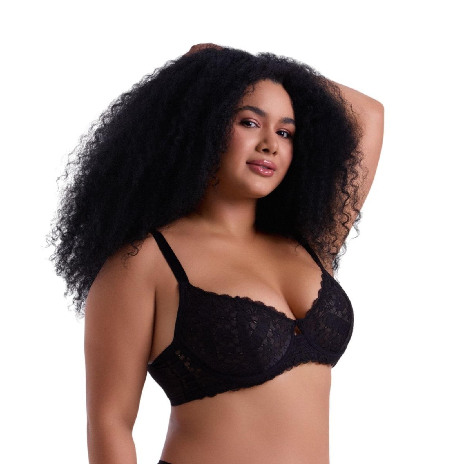 Sutiã Plus Size Sem Bojo Com Aro Rendado Liebe