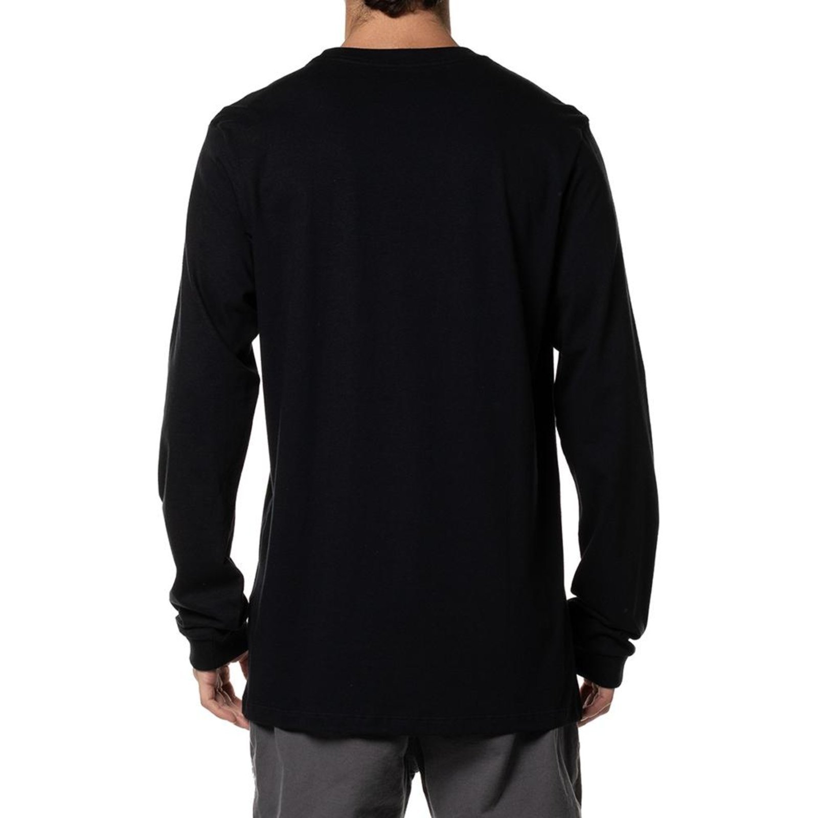 Camiseta Quiksilver Manga Longa Embroidery WT24 Preto