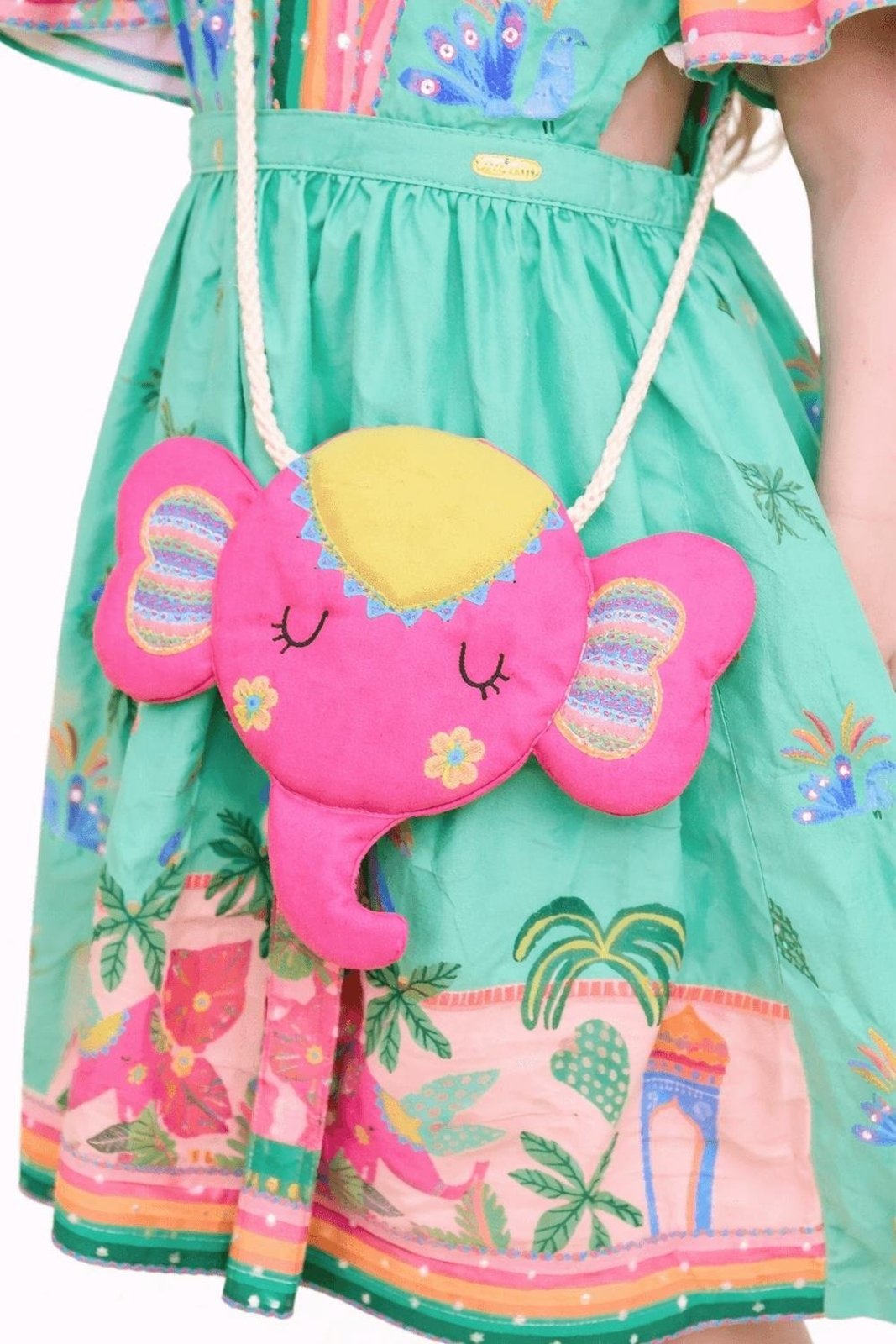 Infantil - Bolsa Menina Castelo das Índias Alphabeto Rosa