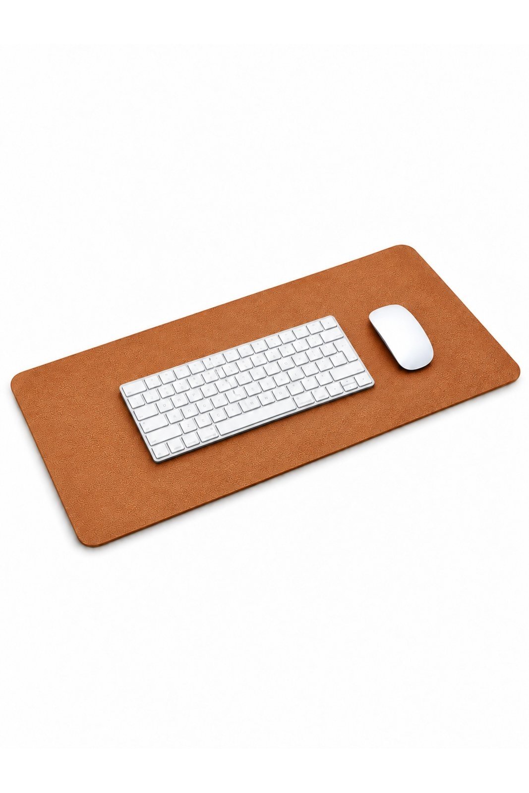 Desk Pad Médio 70x30 em couro liso Niv - Caramelo