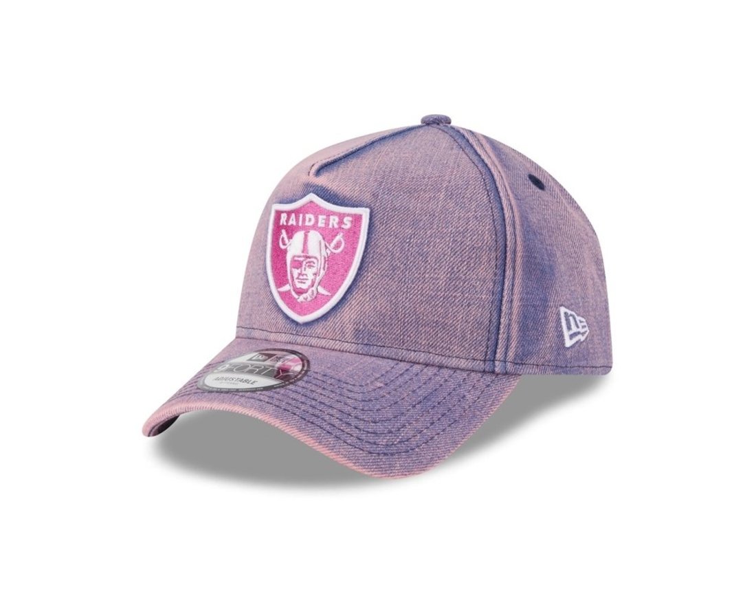 Bone New Era 9FORTY A-Frame Las Vegas Raiders NFL Rosa