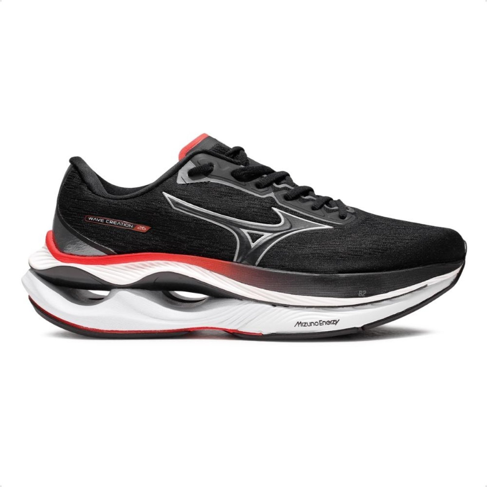 Tênis Mizuno Wave Creation 26 Unissex Preto