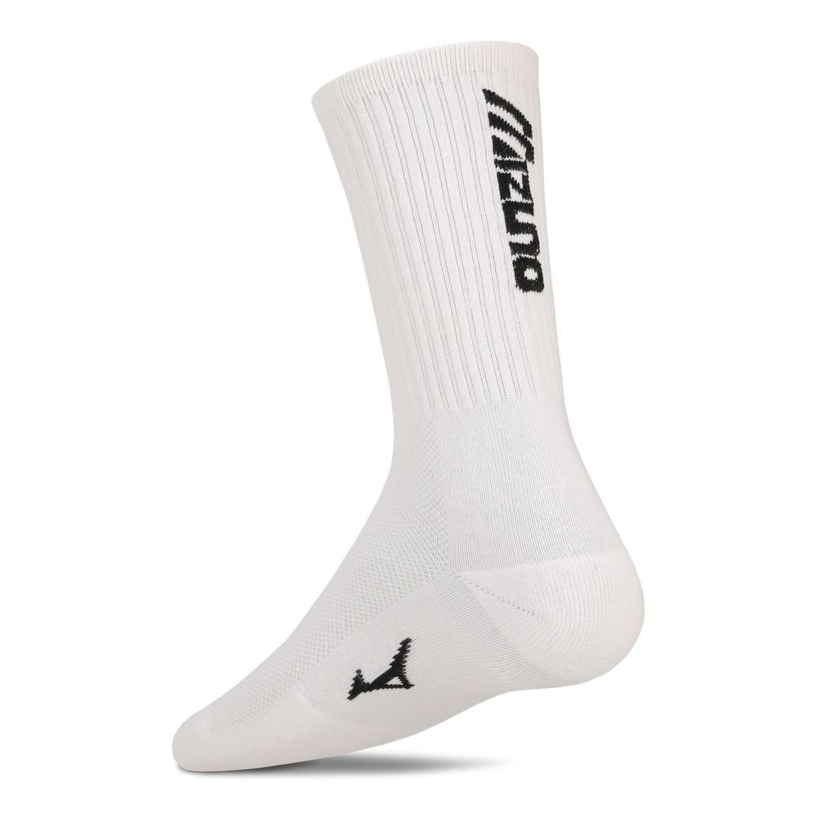 Meia Cano Alto Mizuno Logo Vertical
