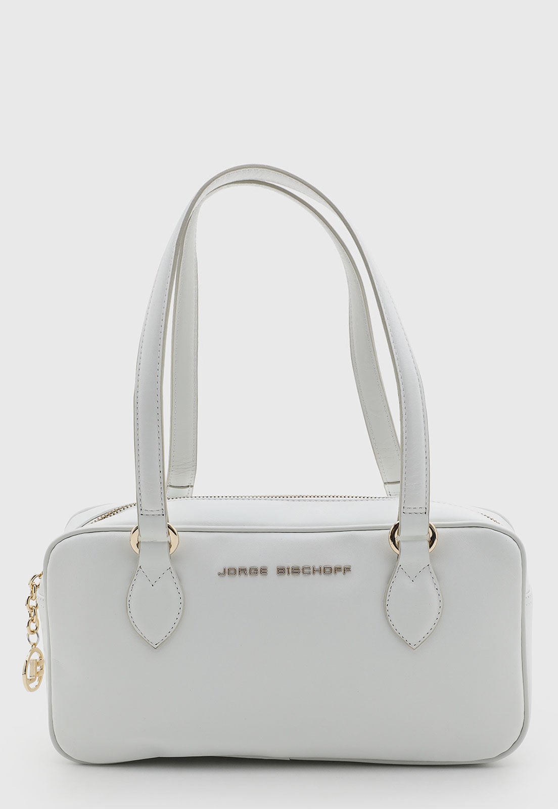 Bolsa Feminina Jorge Bischoff Média Couro Branca