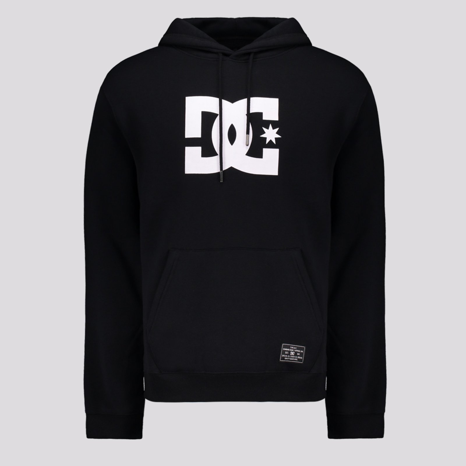 Moletom DC Star Preto e Branco