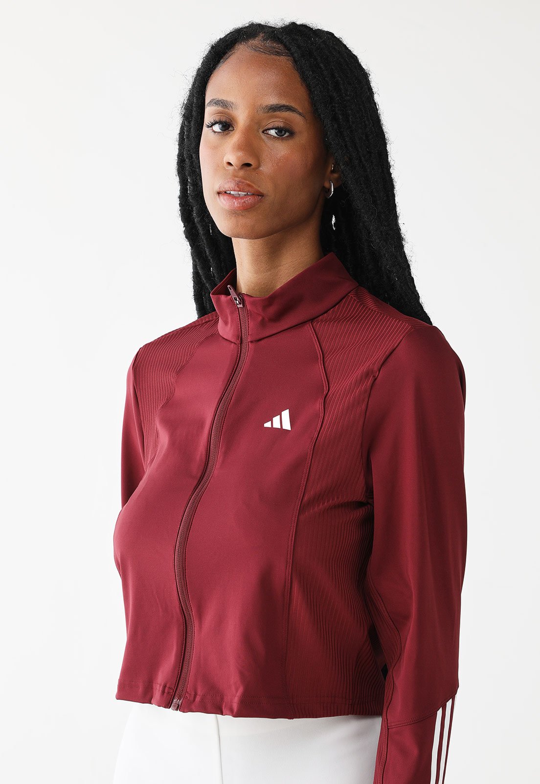 Jaqueta Cropped adidas Originals Reta Hyperglam Vinho