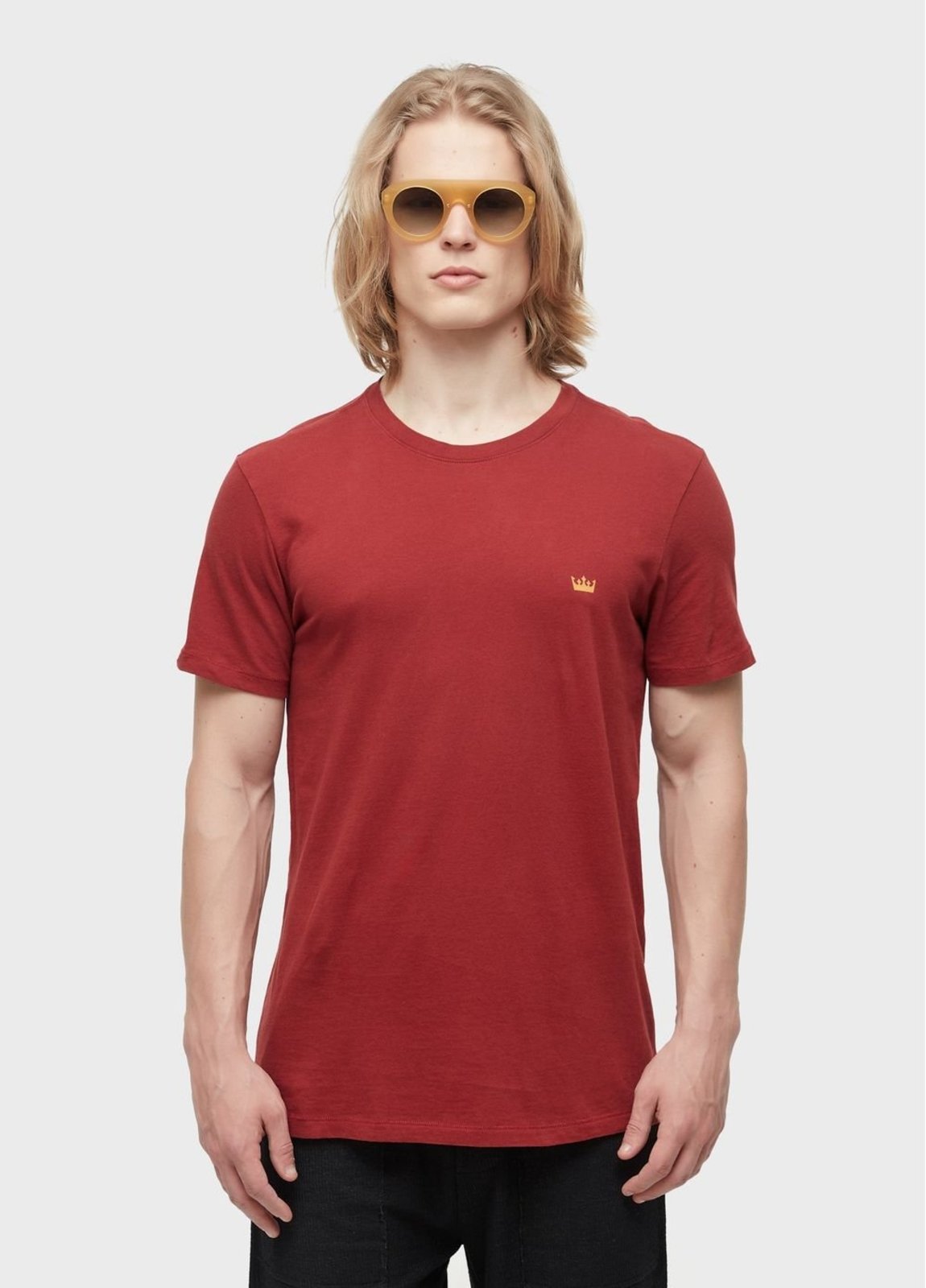 T-shirt soft used gold crown OSKLEN