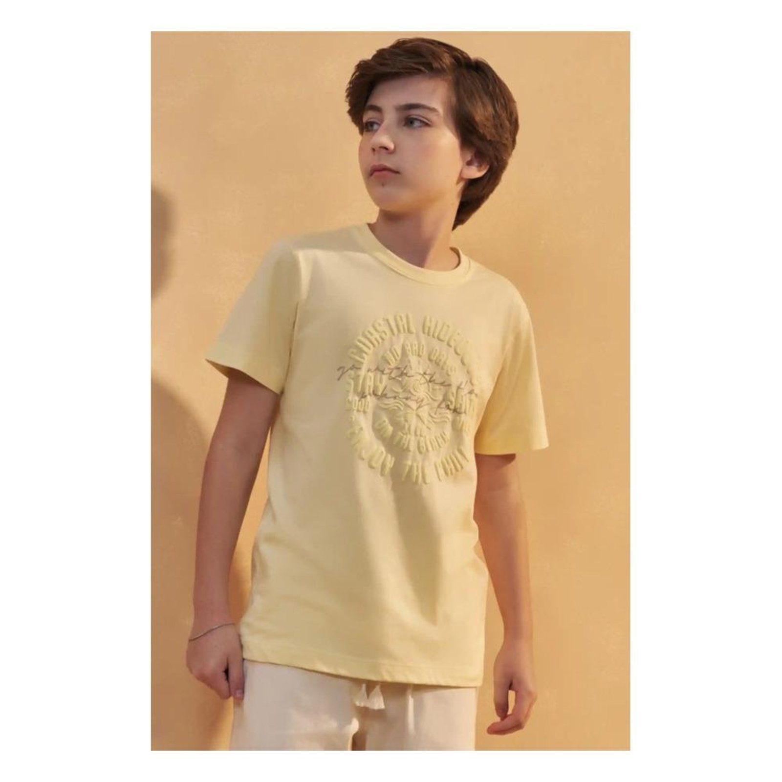 Infantil - Camiseta Amarelo Johnny Fox 10 Amarelo