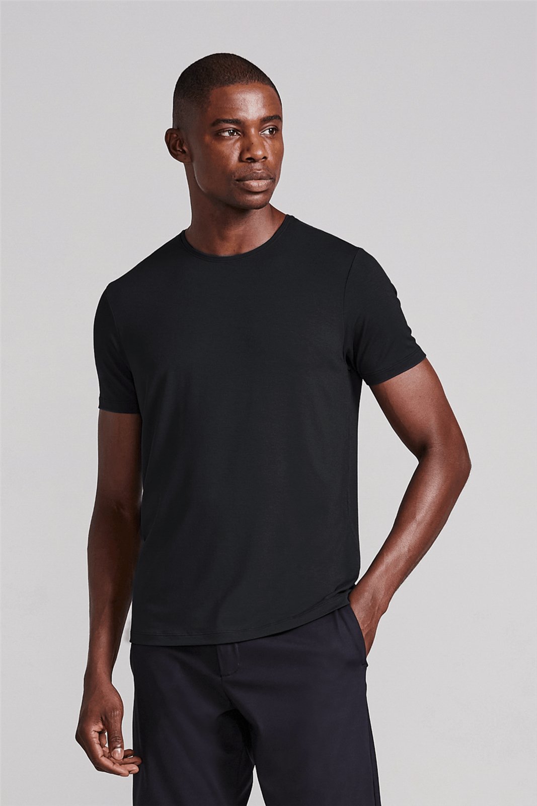 HIGHSTIL Camiseta Tecnocomfy Slim Fit – Preto