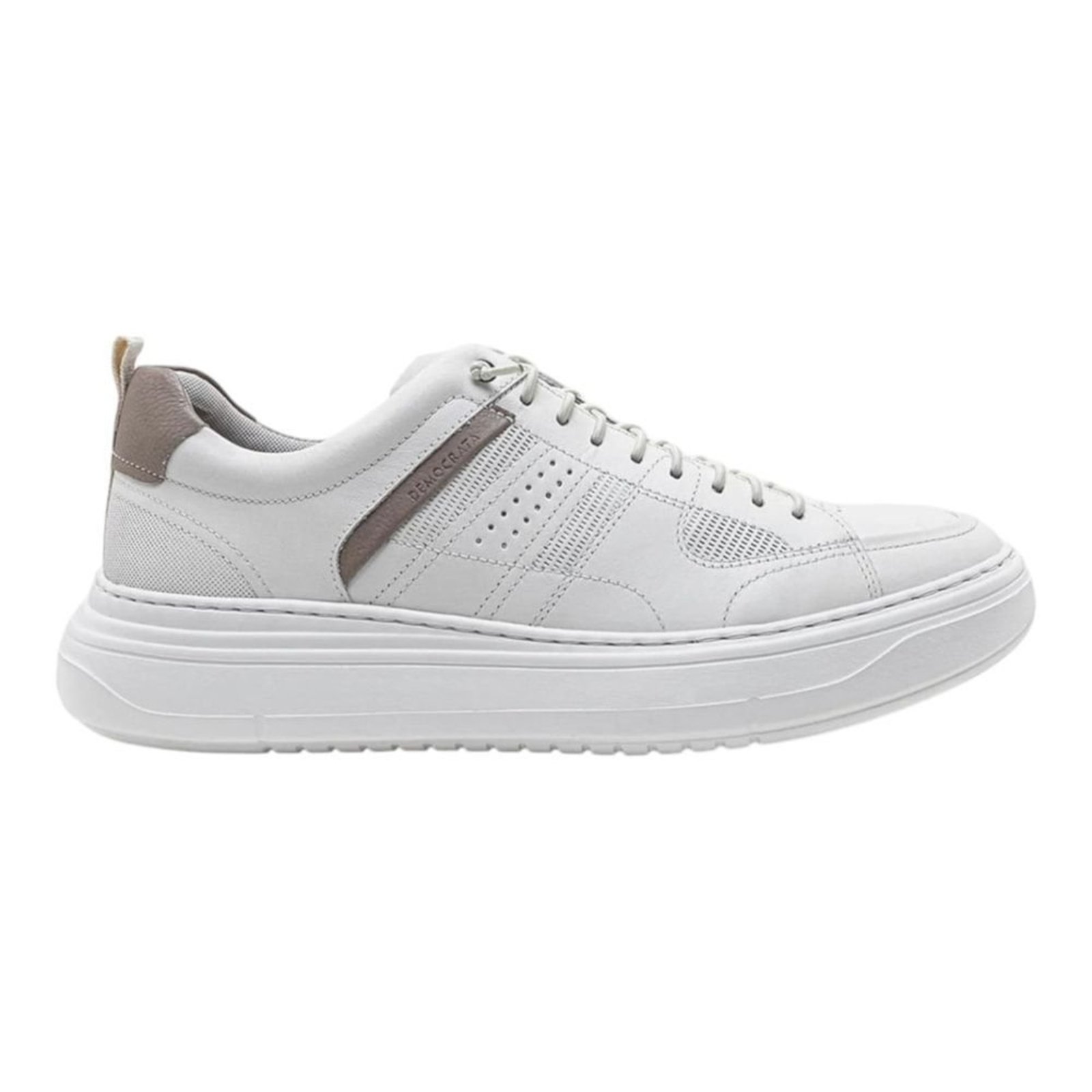Tênis Democrata Denim Joe Ultra Light Masculino - Branco - Democrata