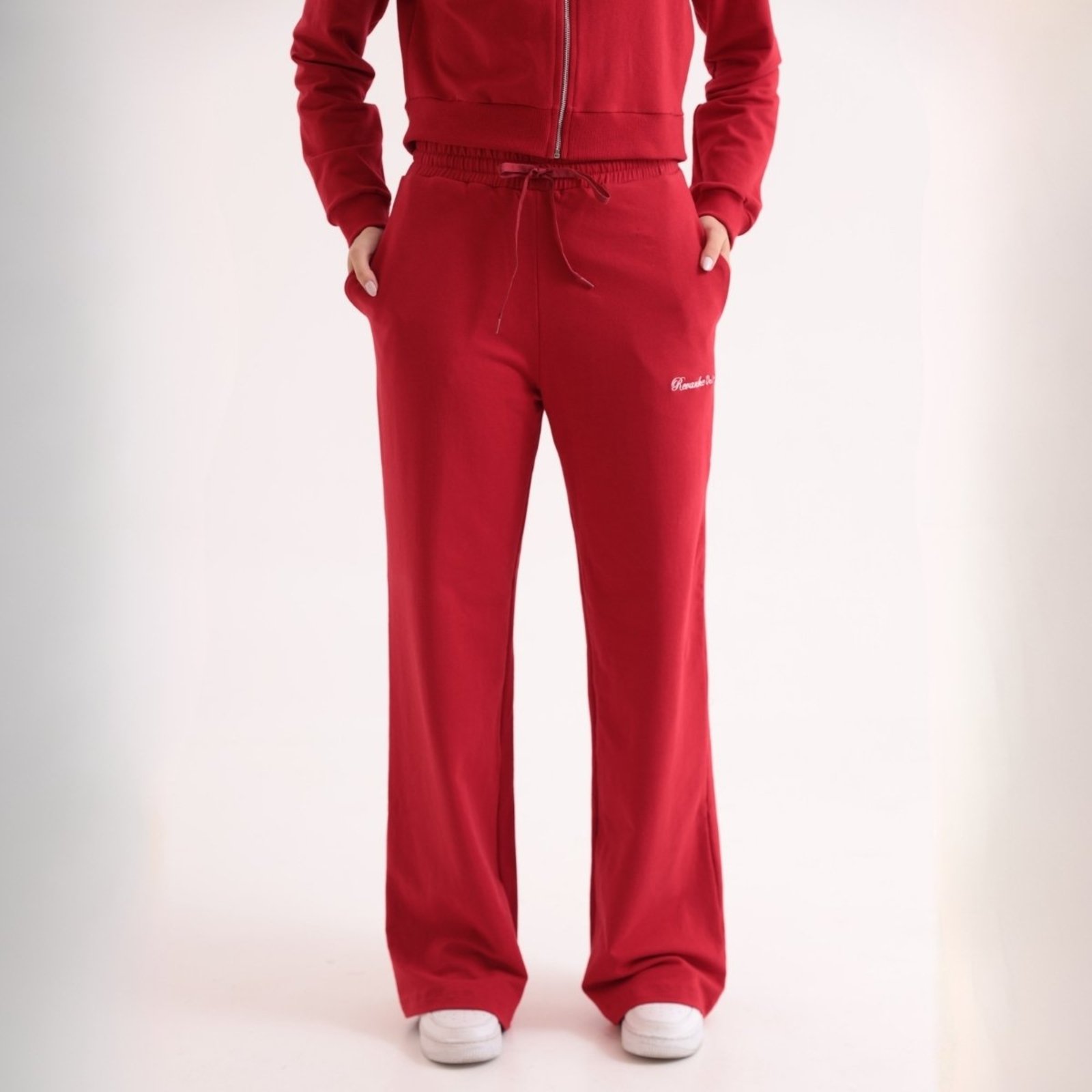 Calça Moletinho Bordado Com Elastico Feminino Revanche Catalunha