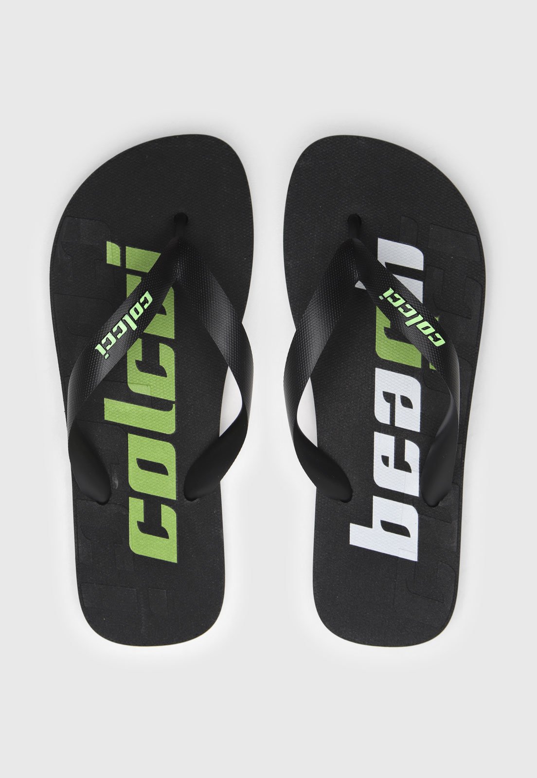 Chinelo Colcci De Dedo Logo Preto