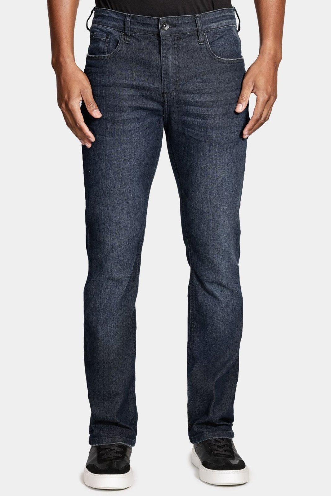 Vista 2 Calça Aramis Jeans Regular Blue Jateada Azul Escuro incolor blue Aramis incolor blue
