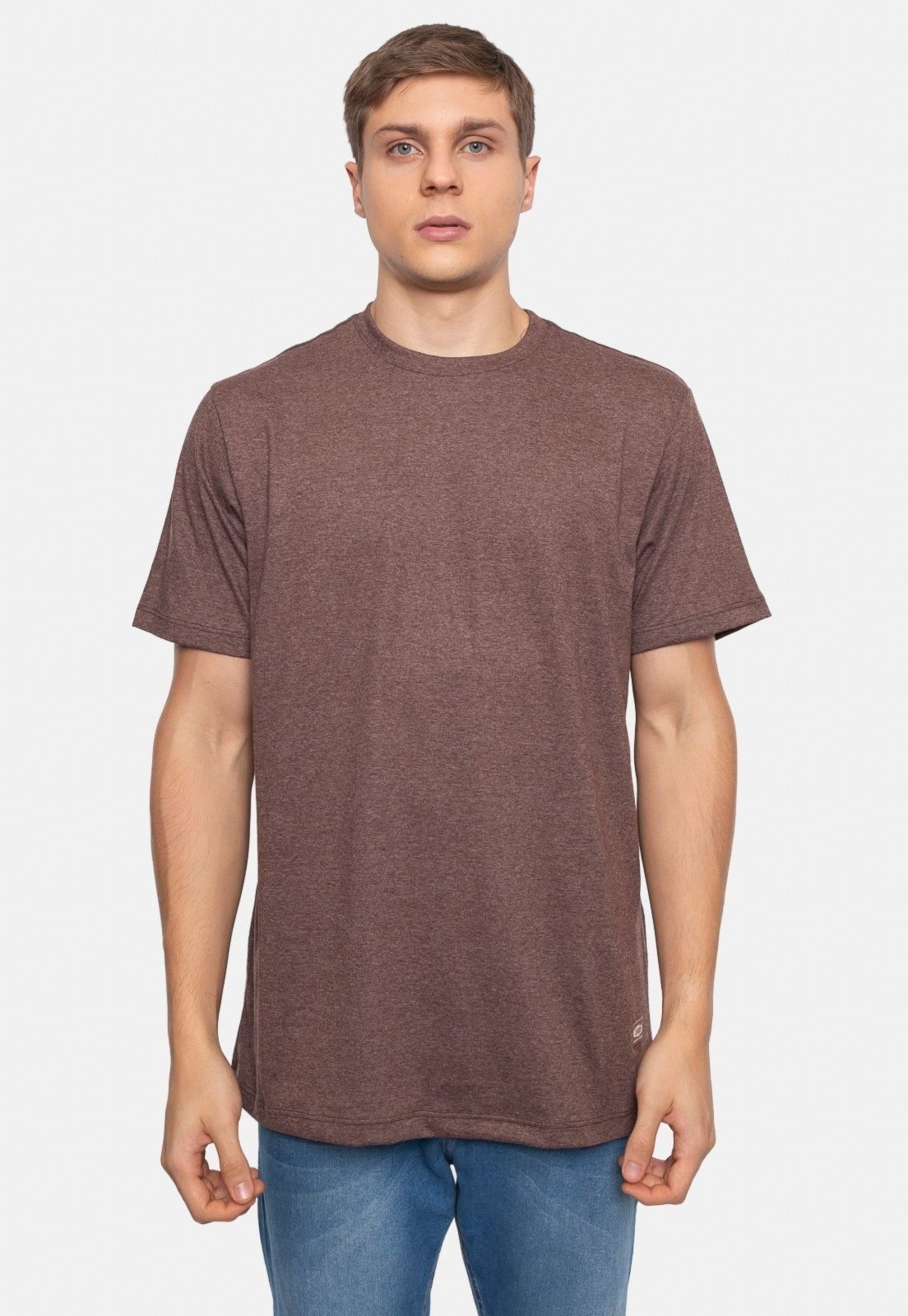Camiseta HD Estampada Marrom
