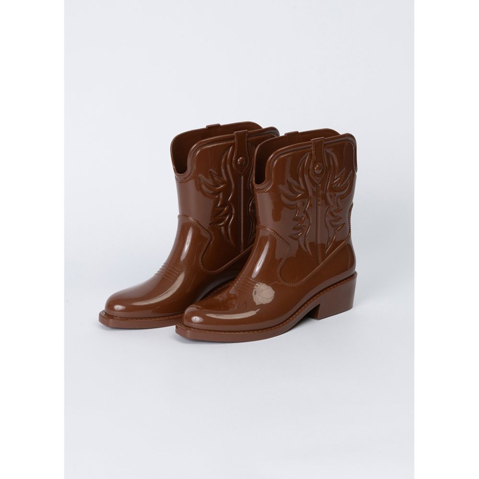 Infantil - Bota Texana Menina Marrom Country Cano Longo