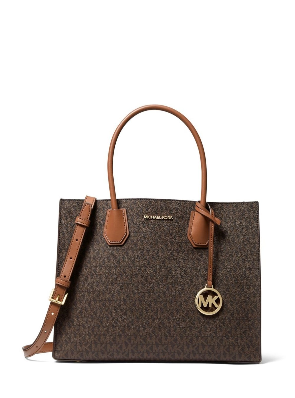 Vista 2 Bolsa Tiracolo Mercer Grande 35T2gm9s3b200 Michael Kors marrom Michael Kors marrom