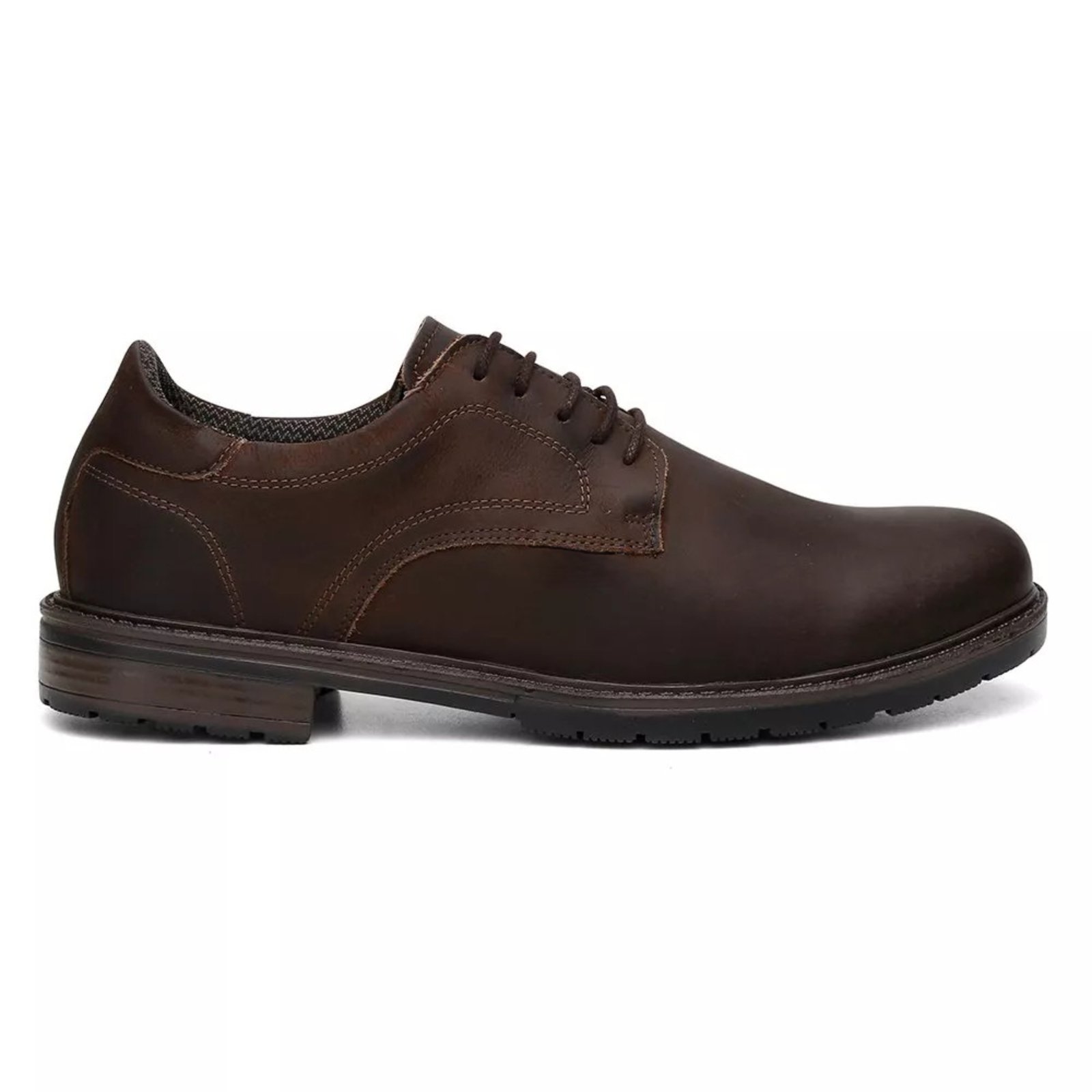Sapatênis Oxford Masculino em Couro Vittal Café