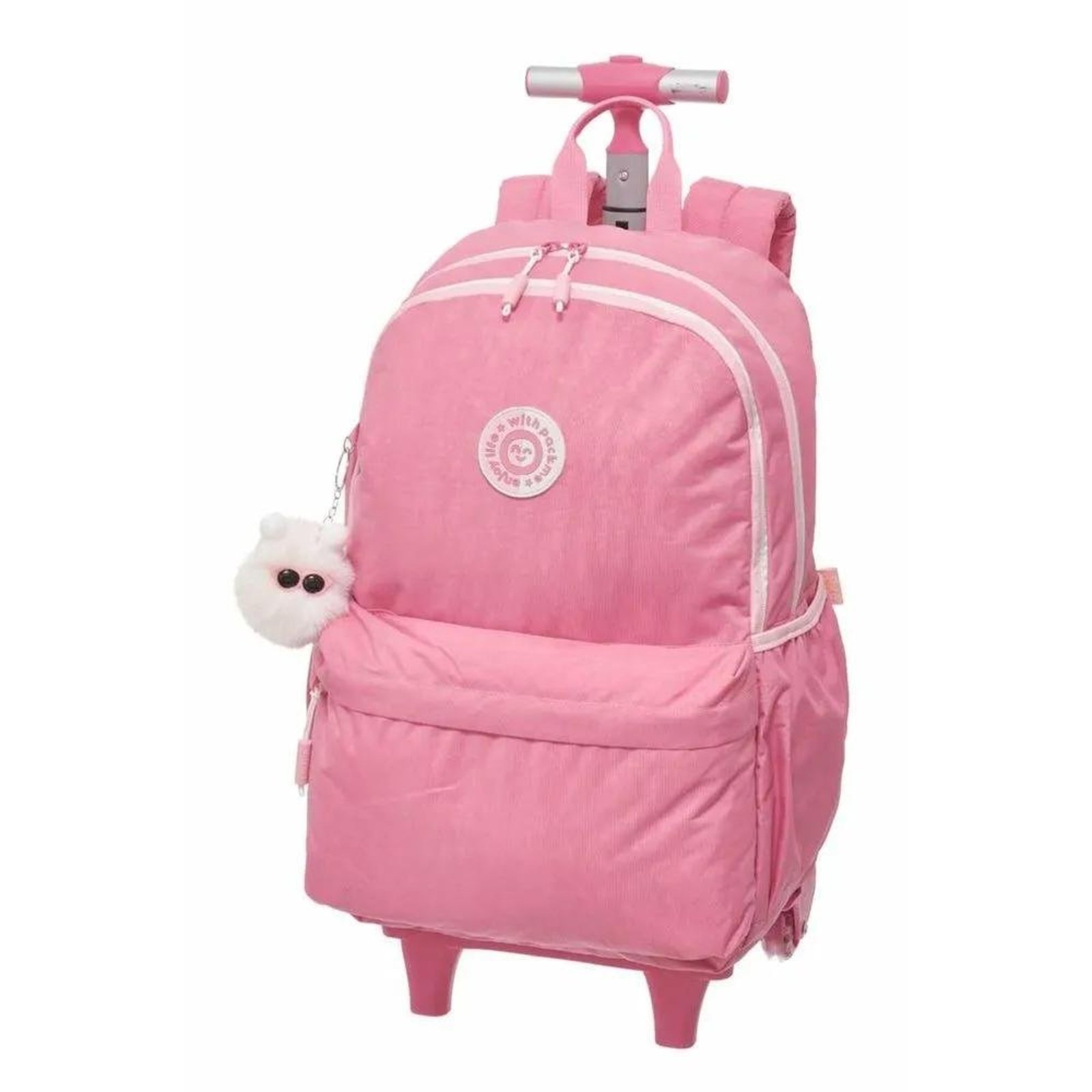 Infantil - Mochila Pacific com Carrinho Tubo Pack Me Life Rosa