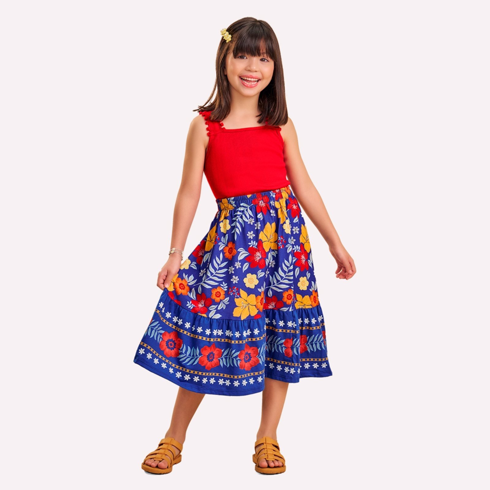Infantil – Conjunto Menina Flores Nanai