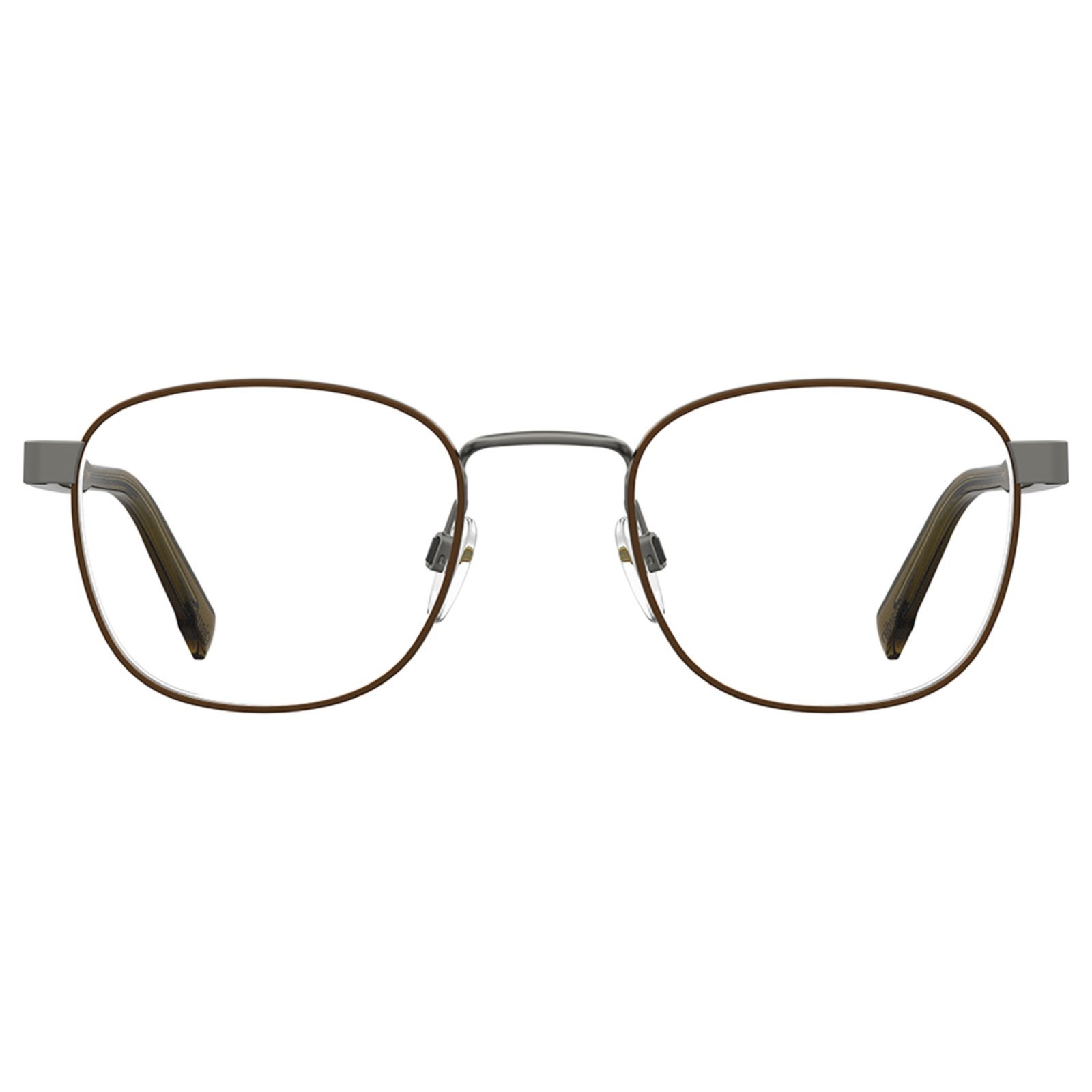 Vista 3 Armação de Óculos Pierre Cardin P.C. 6897 RPR - Cinza Ruthenium marrom Pierre Cardin marrom