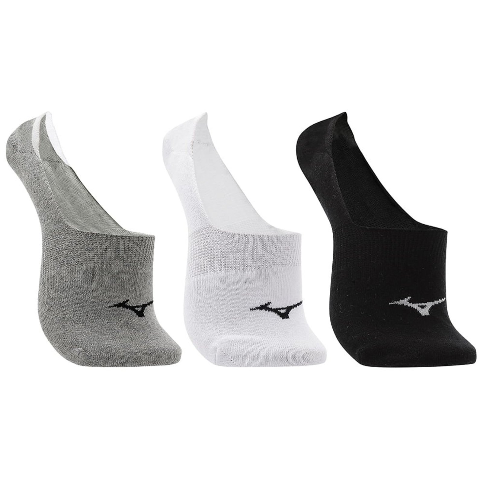 Meia Cano Invisível Mizuno Basic Tam. 39-44 Pacote Com 3 Pares