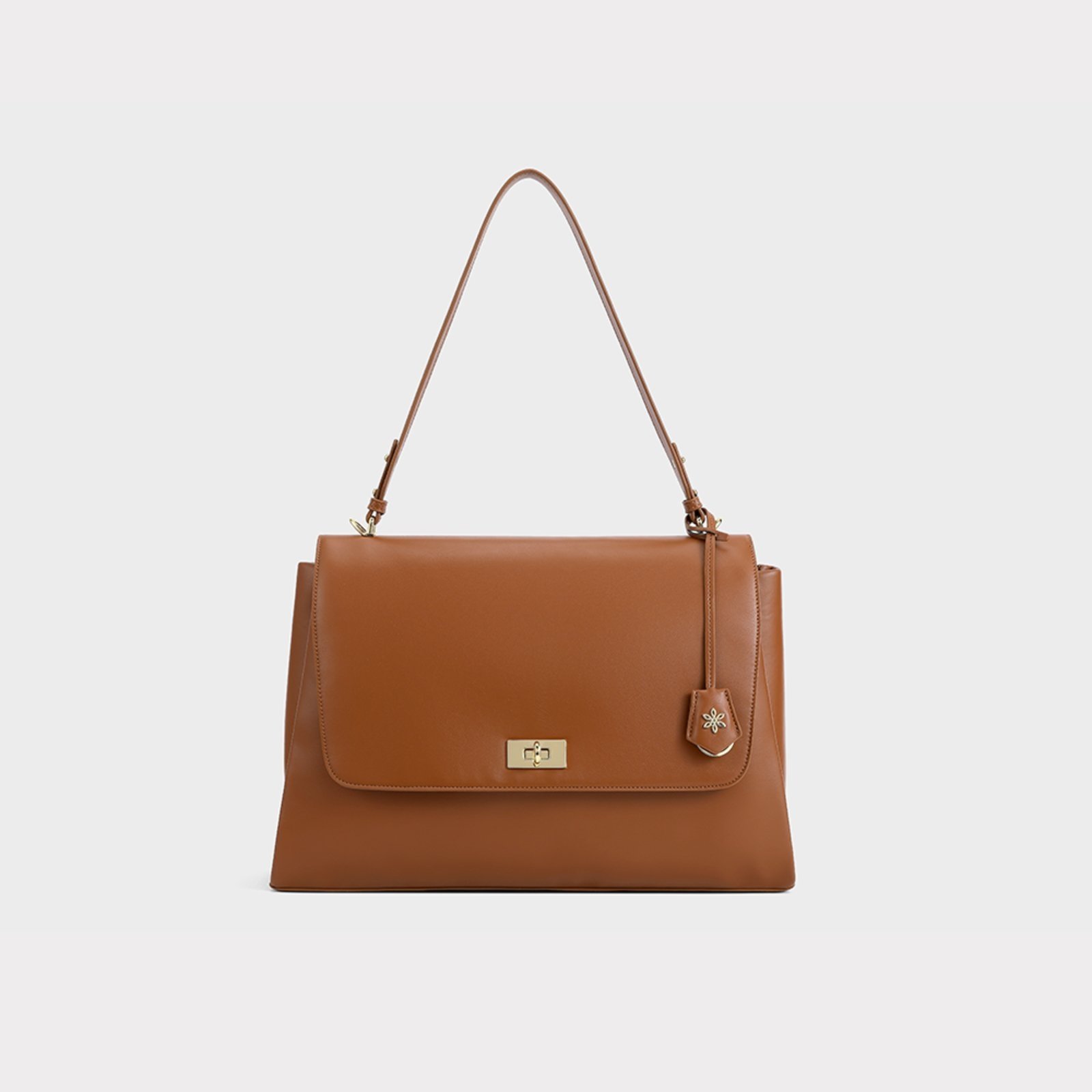 Bolsa Francesca Fiore Milano Caramelo