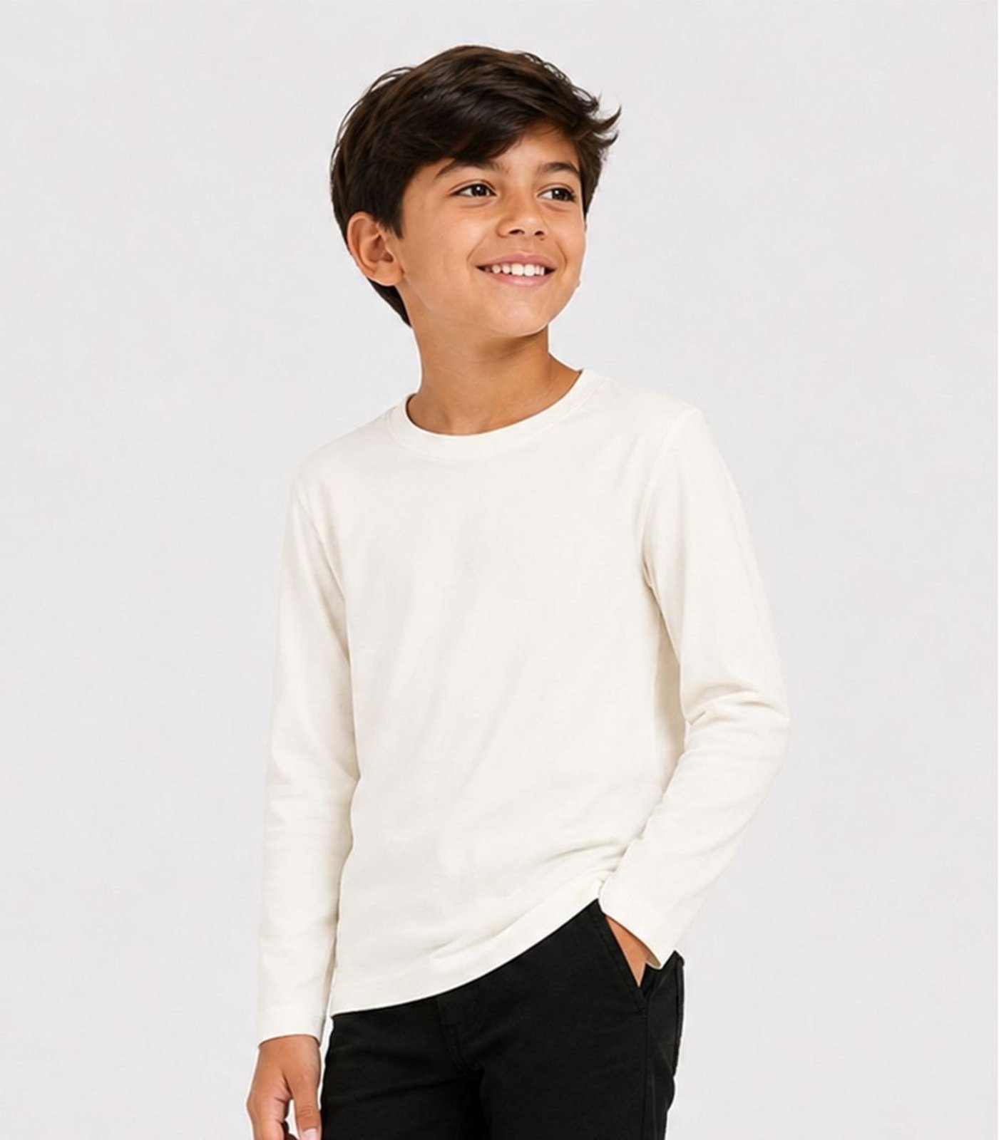 Infantil - Camiseta Manga Longa Select Bege