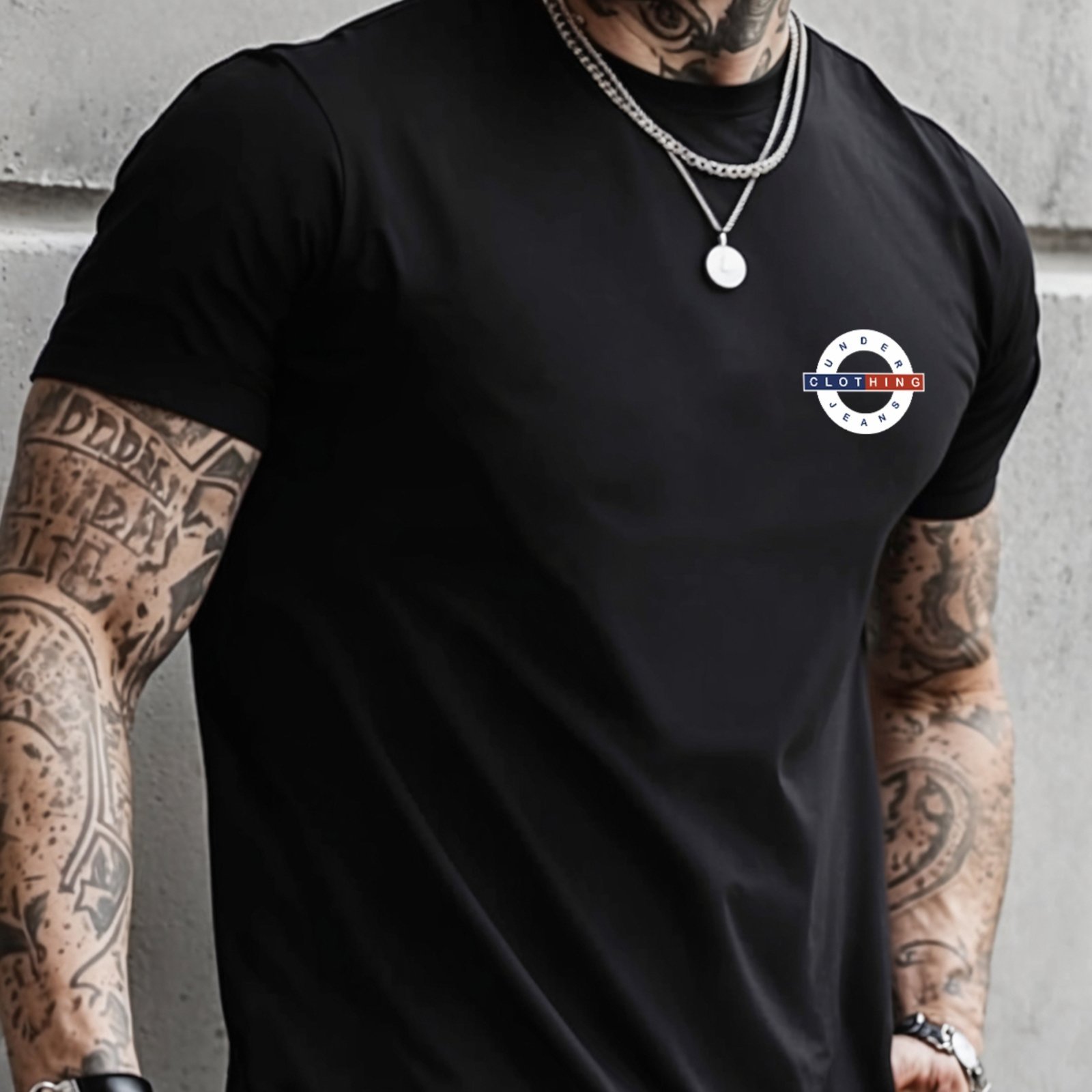 Camisa Masculina Algodão Camiseta Estampada Casual
