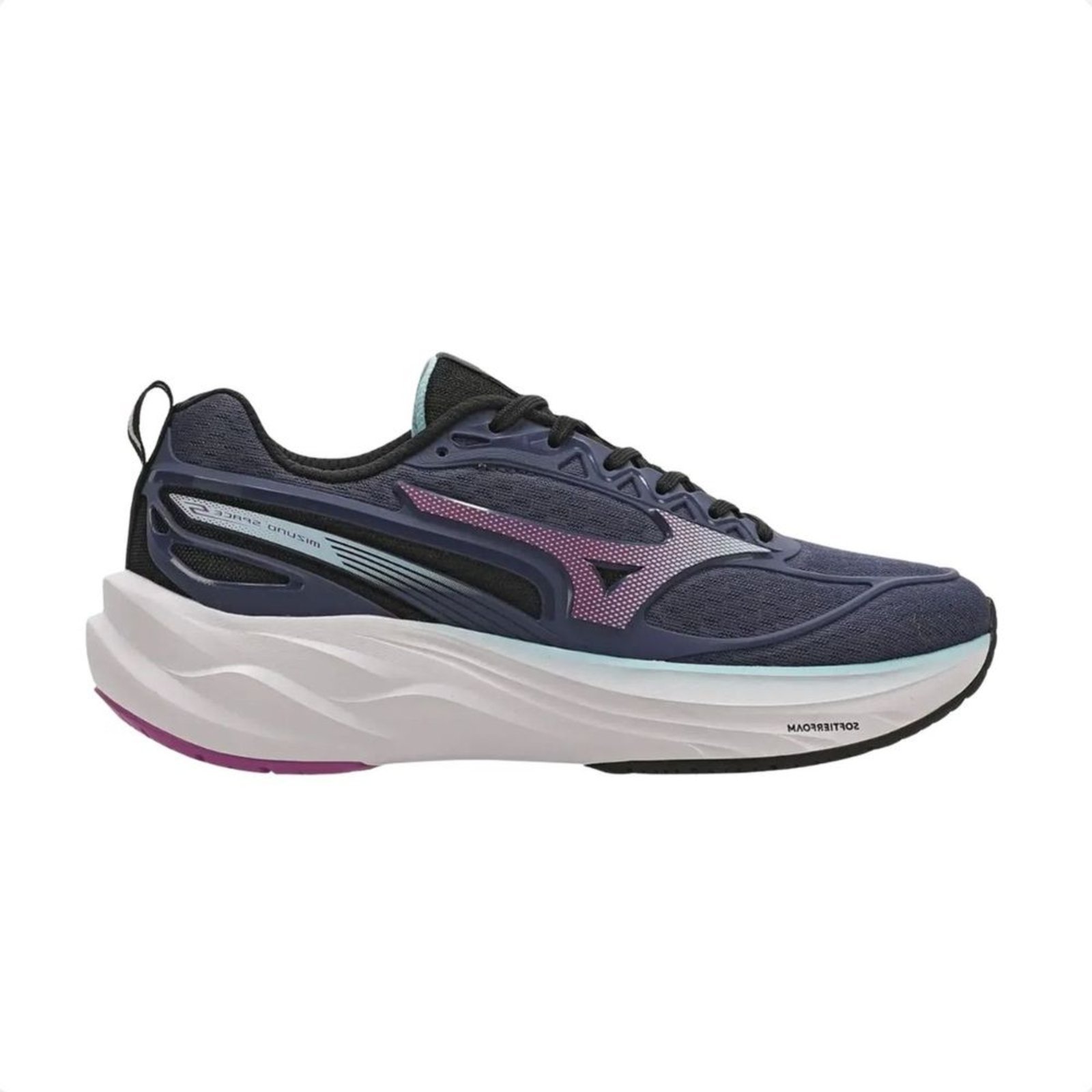 Vista 2 Tênis Corrida Feminino Mizuno Space 5 azul Mizuno azul