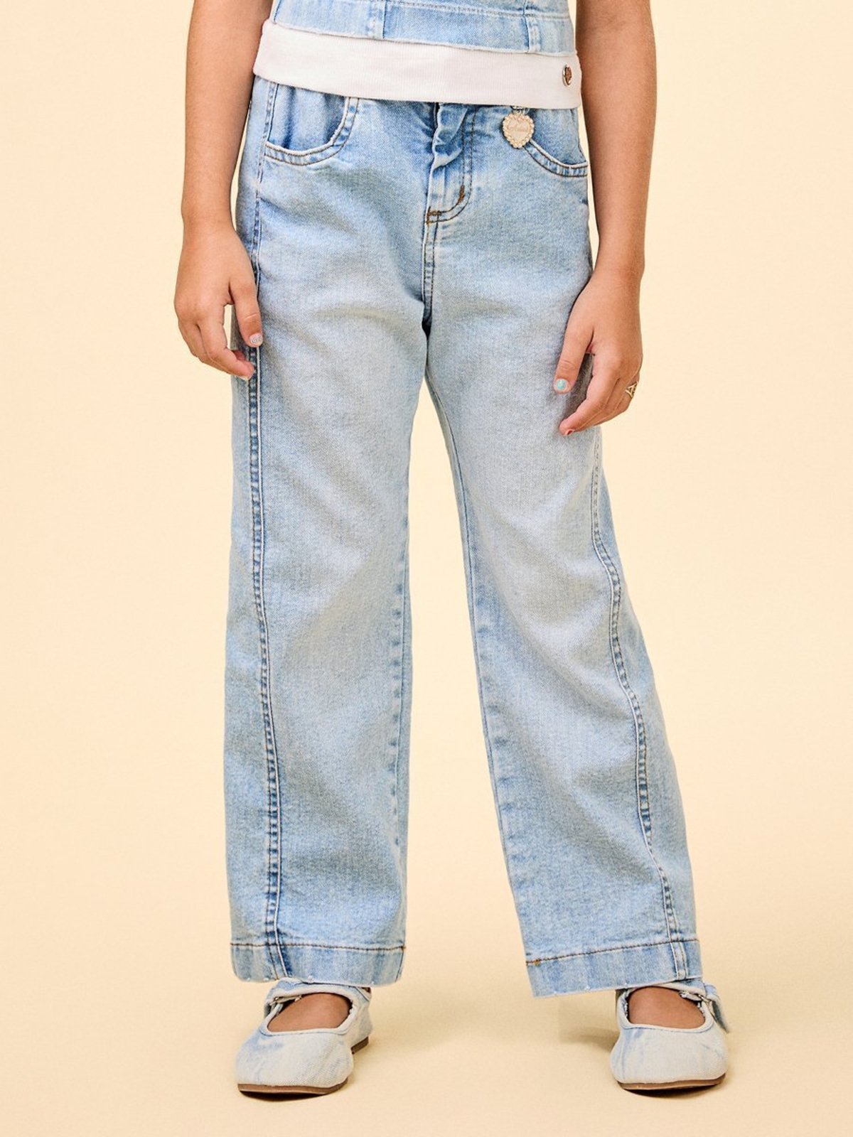 Infantil - Calça Jeans Azul Claro