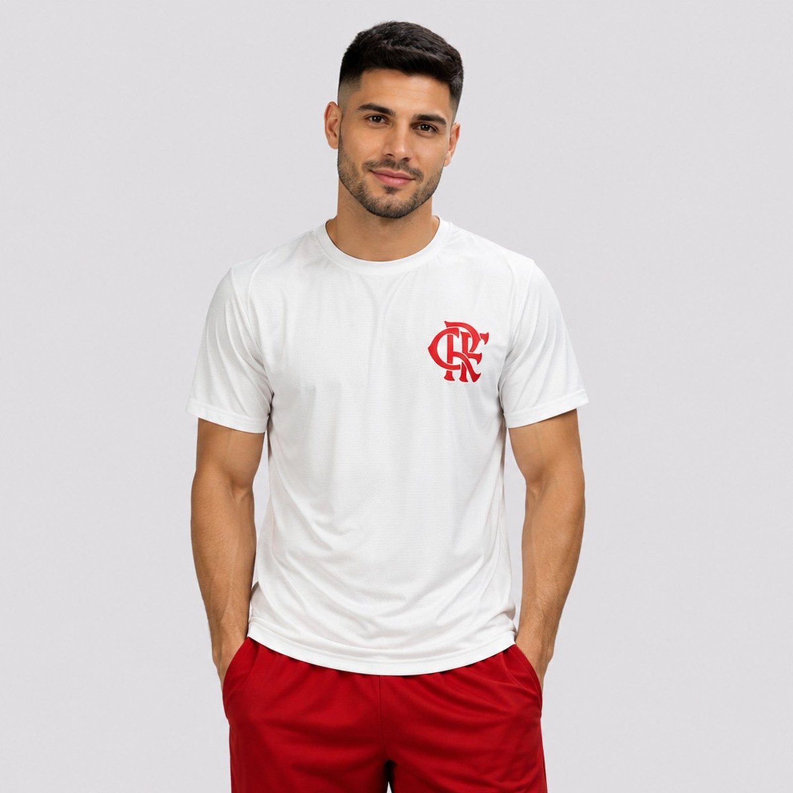 Camisa Flamengo Poliamida Branca