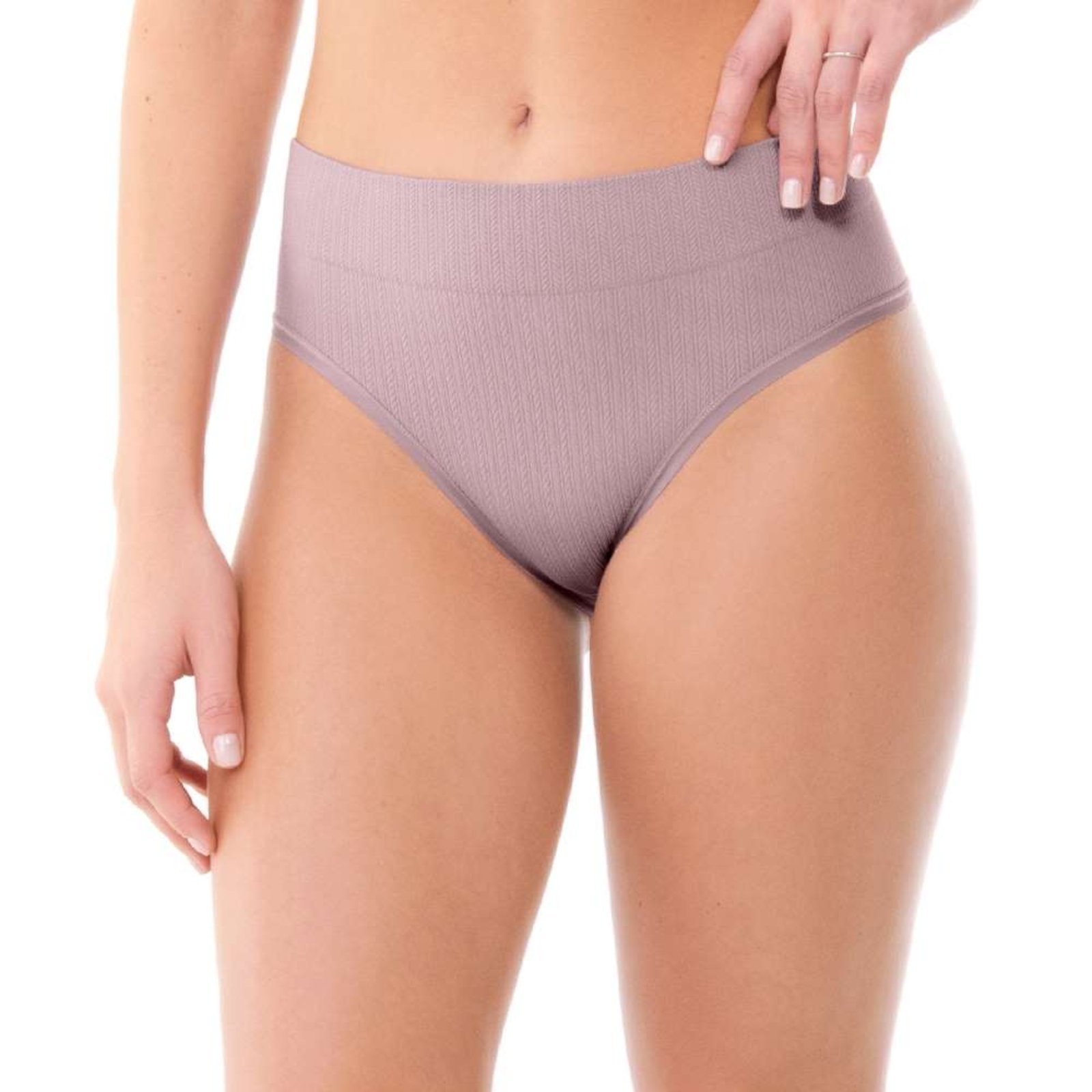 Calcinha Tanga Jacquard Sem Costura Dusty