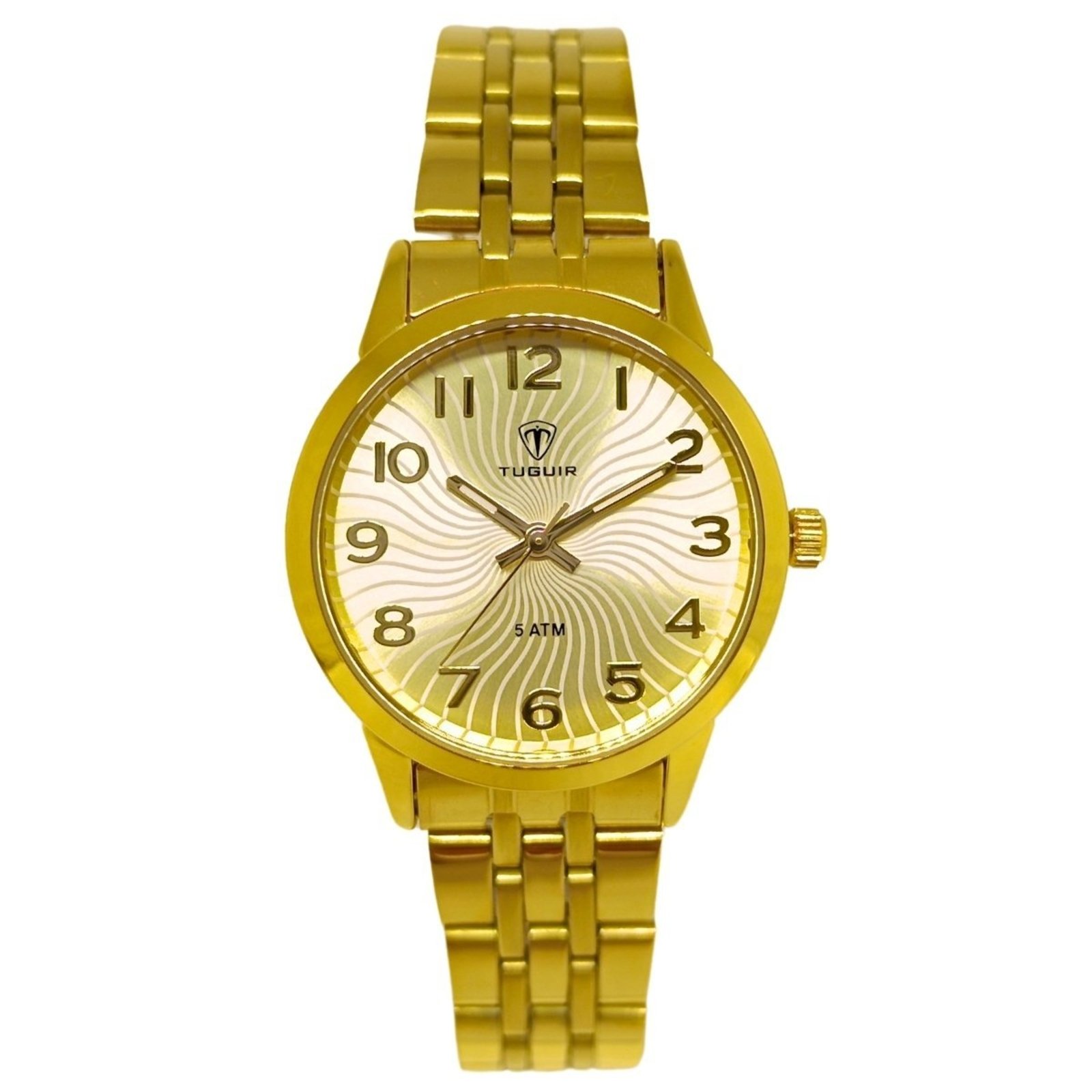 Relógio Feminino Tuguir Analógico 9182C Dourado