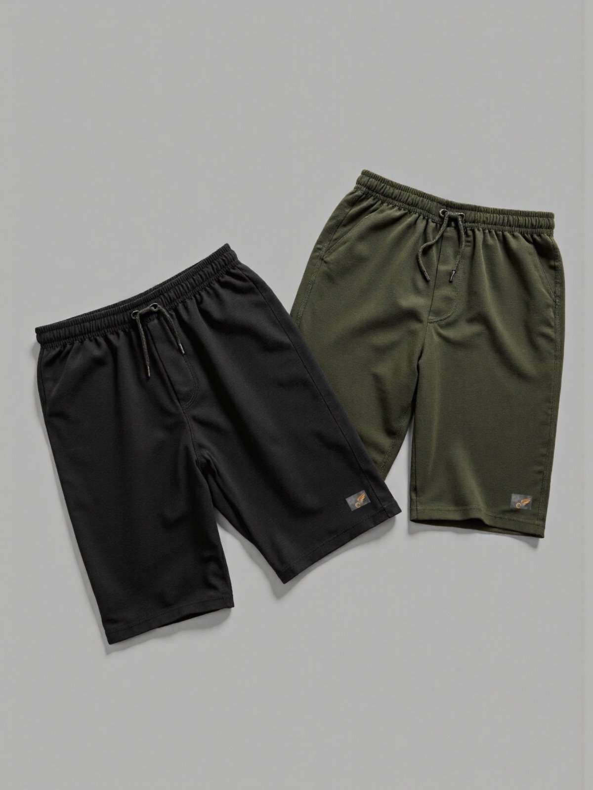 Kit 2 Bermuda de Moletom Básica com Amarração Shorts Para Academia e Treinos