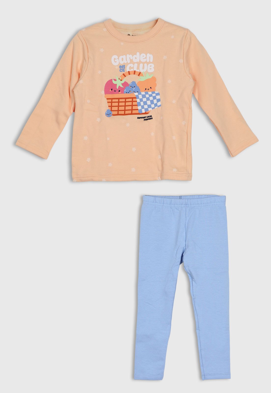 Conjunto Longo Brandili Frutas Laranja