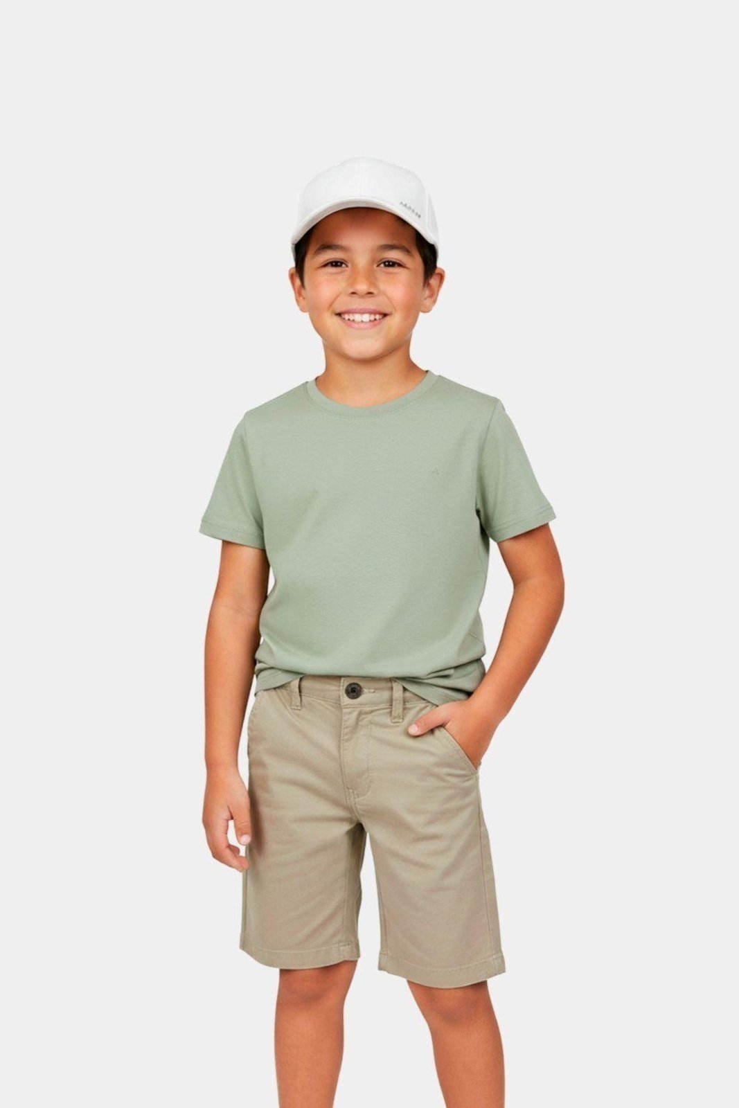 Infantil - Camiseta Aramis Básica 100% Algodão Premium Verde