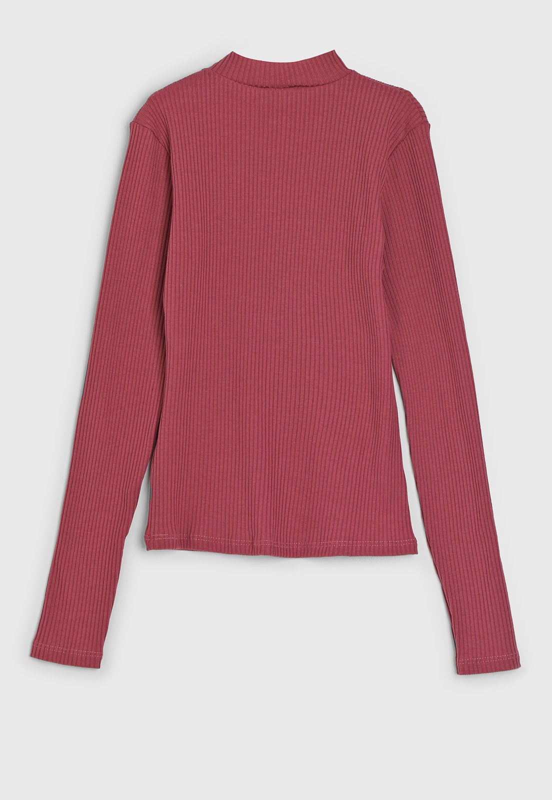 Vista 3 Infantil - Blusa Manga Longa Brandili Canelada rosa Brandili rosa